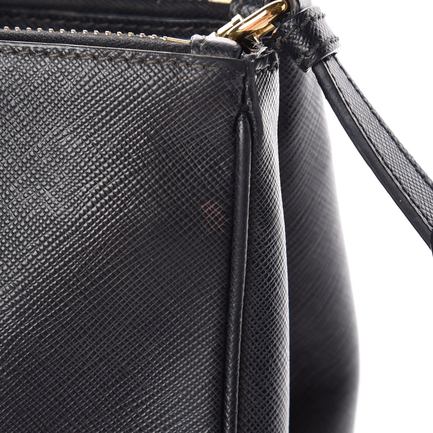 Prada Saffiano Medium Galleria Double Zip Tote Black 16 of 23