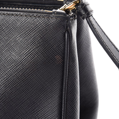 Prada Saffiano Medium Galleria Double Zip Tote Black 16 of 23