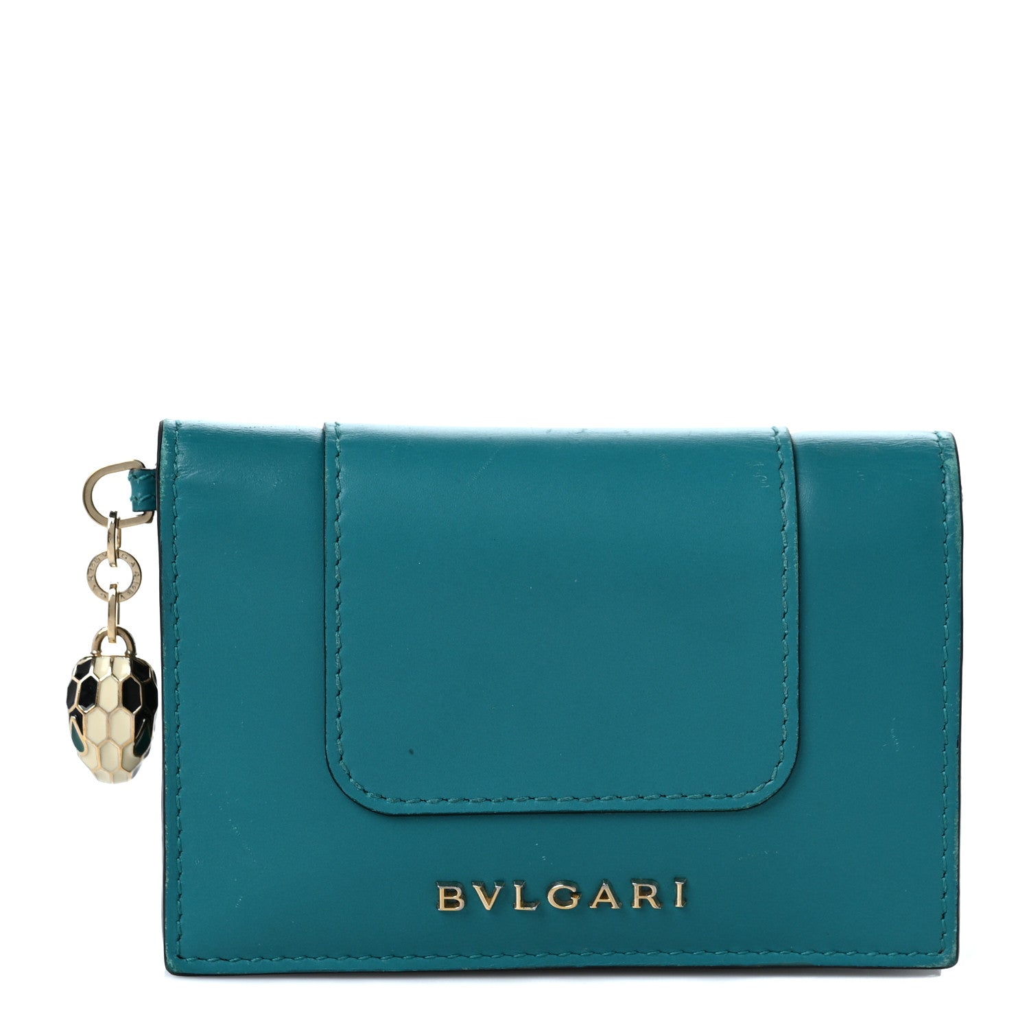 Bulgari Serpenti Calfskin Card Case 1 of 6