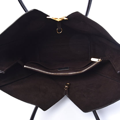 Louis Vuitton Calfskin Monogram Kimono Tote Black 5 of 10