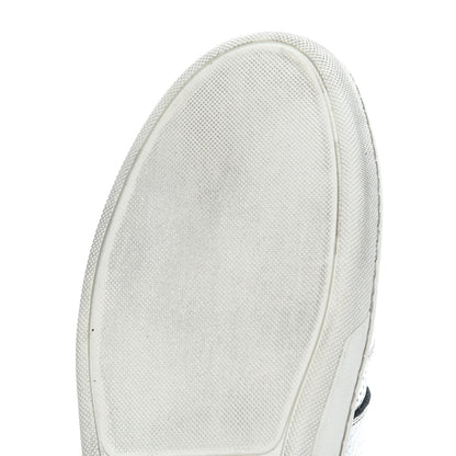 Saint Laurent Metallic Calfskin Perforated Court Classic SL/10H High Top Sneakers 41.5 Silver 16 of 17