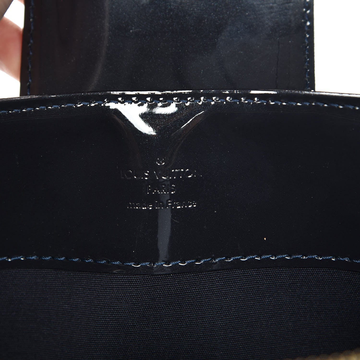 Louis Vuitton Vernis Melrose Avenue Blue Infini 6 of 7