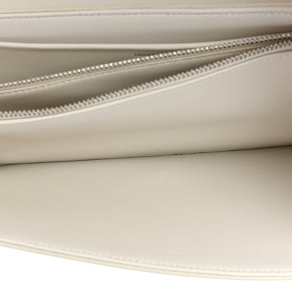 Celine Shiny Calfskin Trapeze Triomphe Bag White 5 of 16