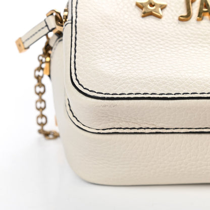Christian Dior Grained Calfskin J'Adior Camera Case Clutch With Chain White 11 of 12