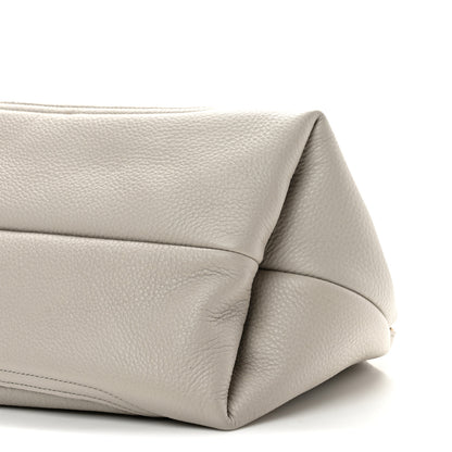 Gucci Grained Calfskin Softbit Medium Shoulder Bag Light Grey 11 of 13