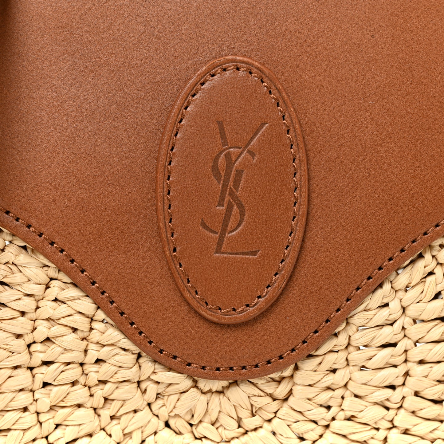 Raffia Round Camera Bag Beige Naturel