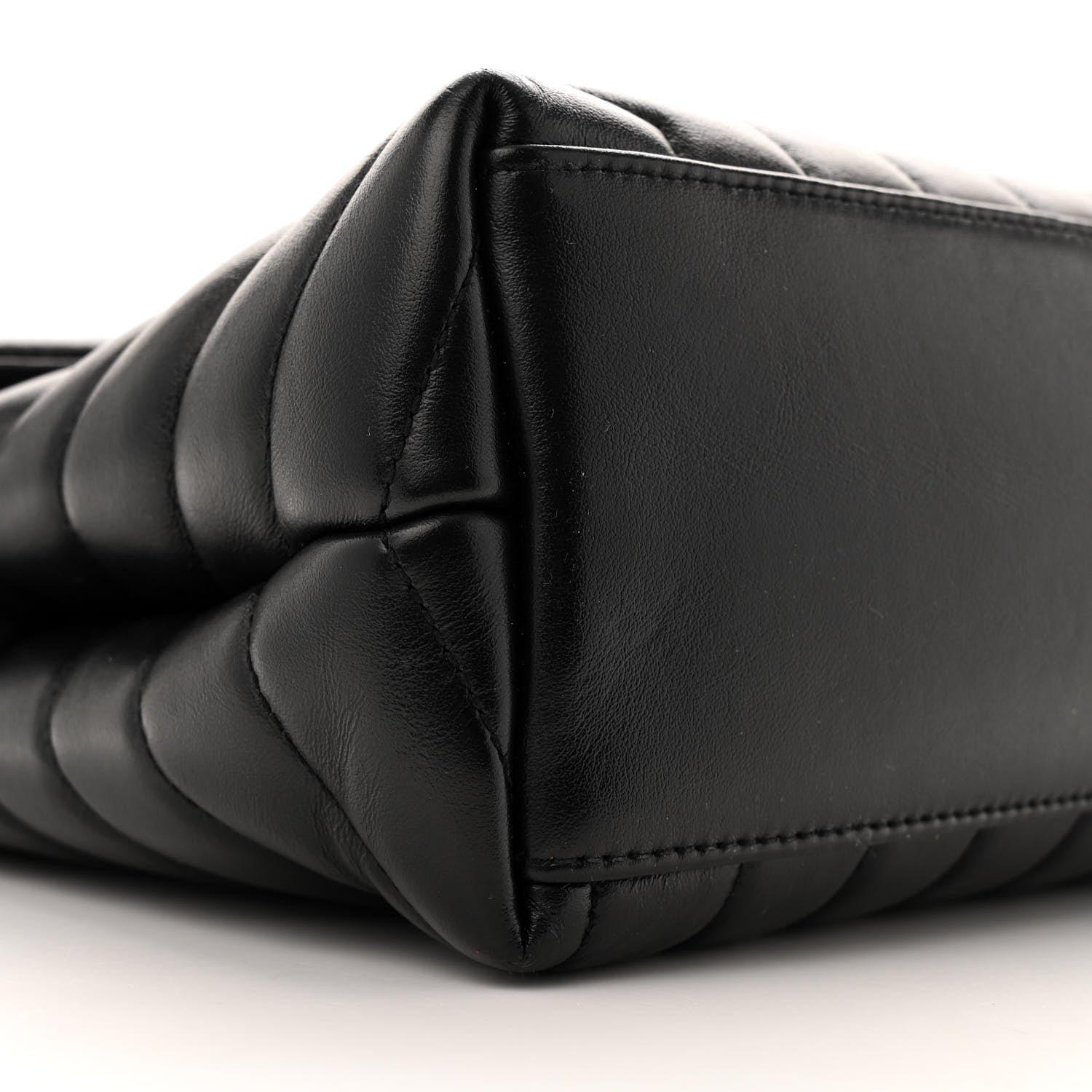 Saint Laurent Calfskin Y Quilted Monogram Medium Loulou Chain Satchel Black 10 of 15