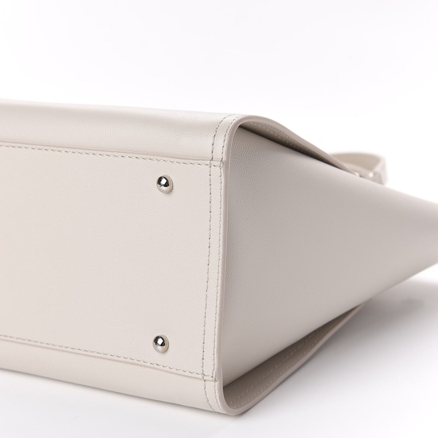 Caviar Small Studded Deauville Tote Ivory