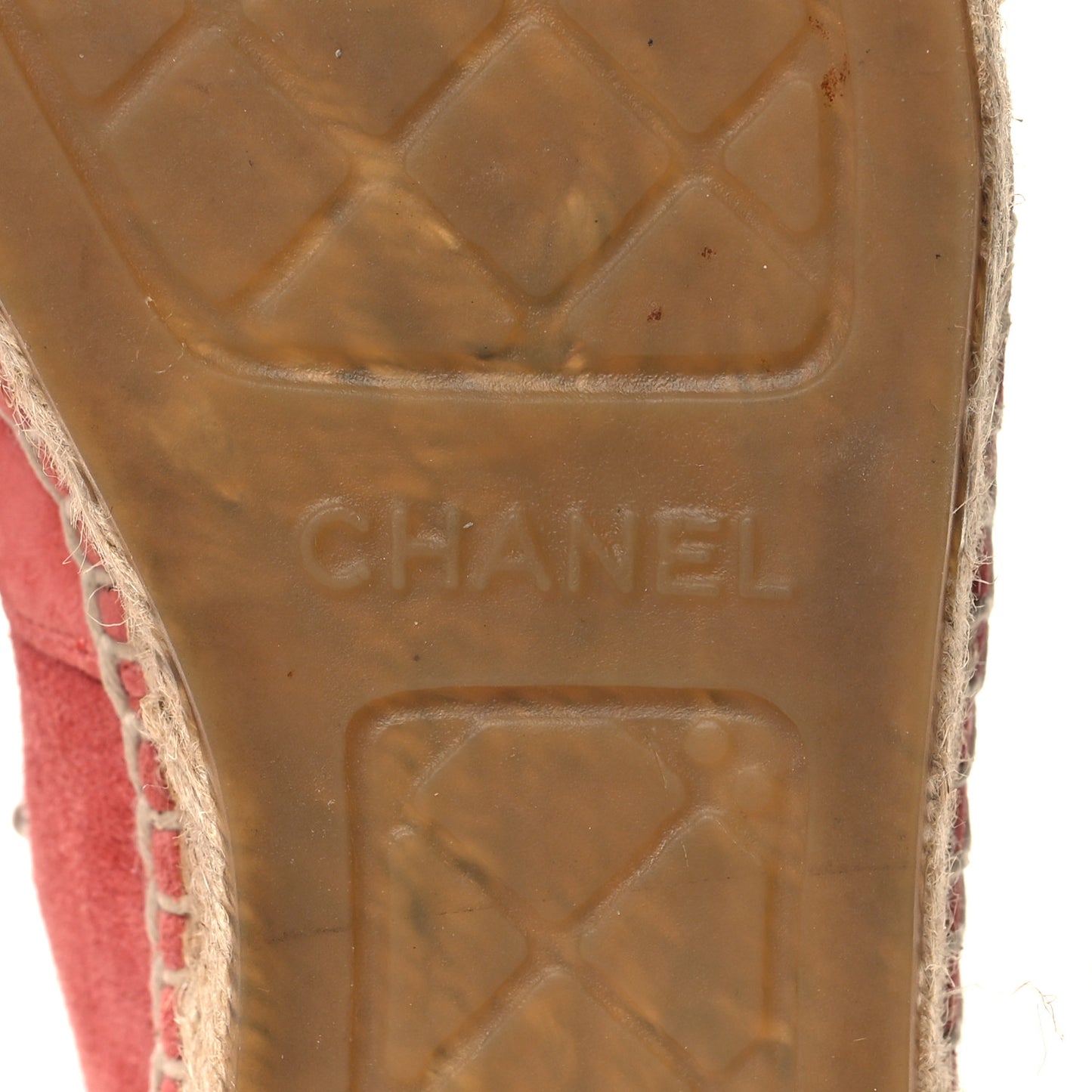 Suede Pearl CC Espadrilles 36 Pink Black
