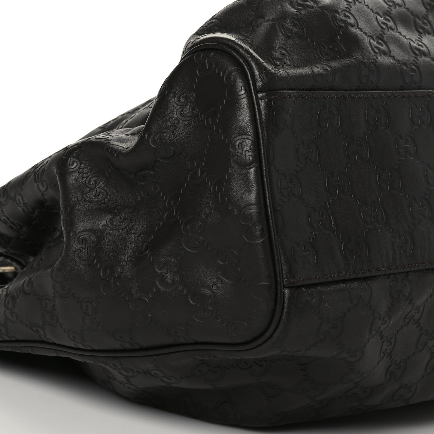 Guccissima Vitello Tender Large Sukey Tote Testa di Moro
