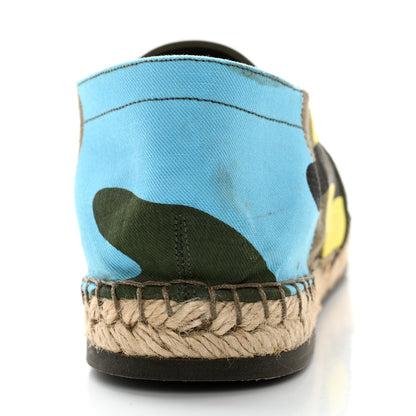 Valentino Garavani Canvas Camouflage Espadrille Flats 39 Multicolor 11 of 12