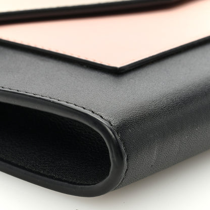 Celine Smooth Calfskin Tri-Color Clutch on a Chain Taupe 9 of 10