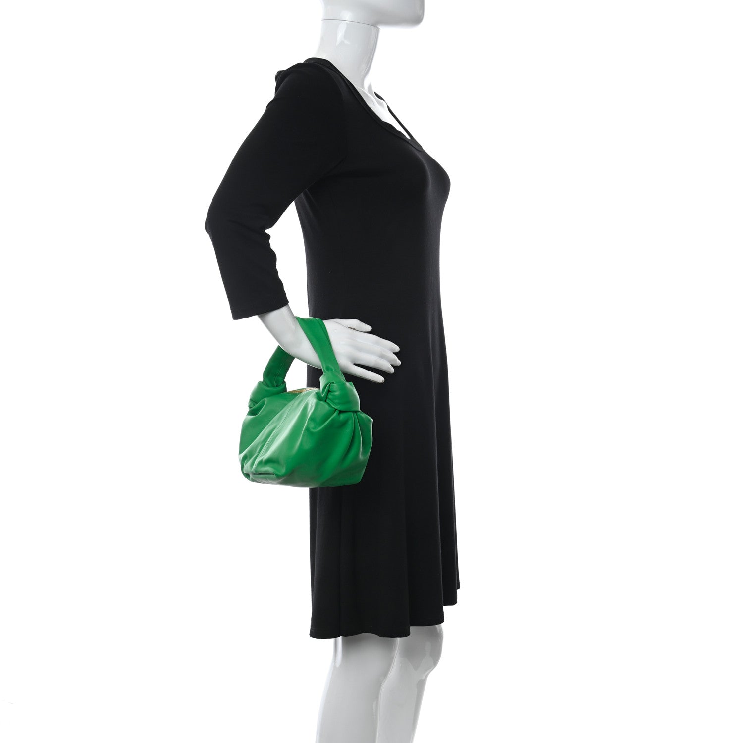 Bottega Veneta Nappa Mini Double Knot Bag Parakeet 2 of 10