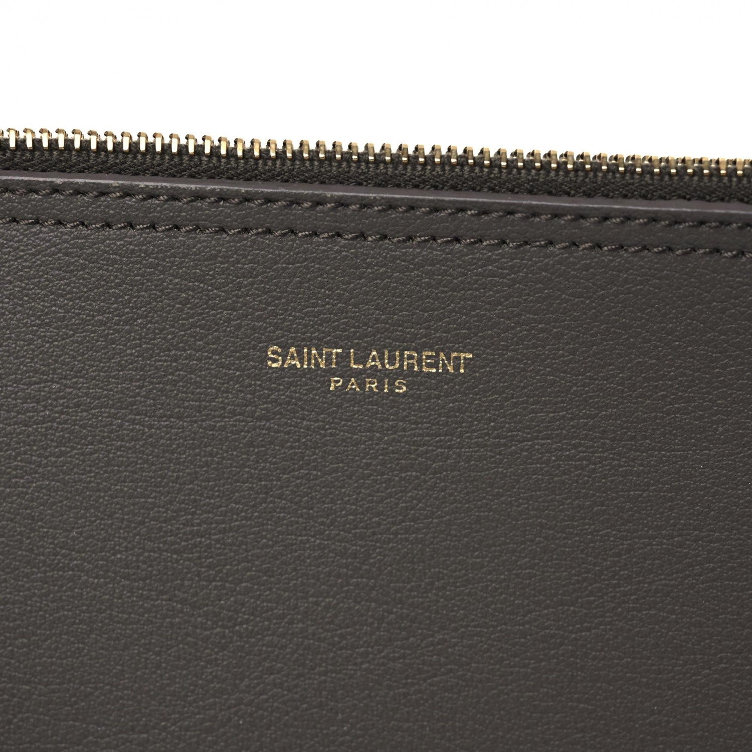 Saint Laurent Calfskin Large Shopping Tote Fog 7 of 15