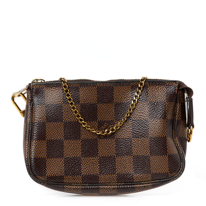 Louis Vuitton Damier Ebene Mini Pochette Accessories 1 of 10
