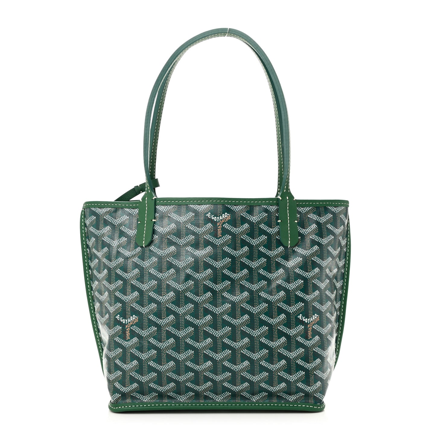 Goyardine Reversible Mini Anjou Green