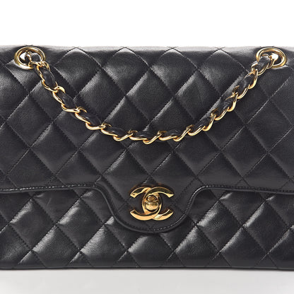 Chanel Lambskin Quilted Small Double Flap Black 9 of 11