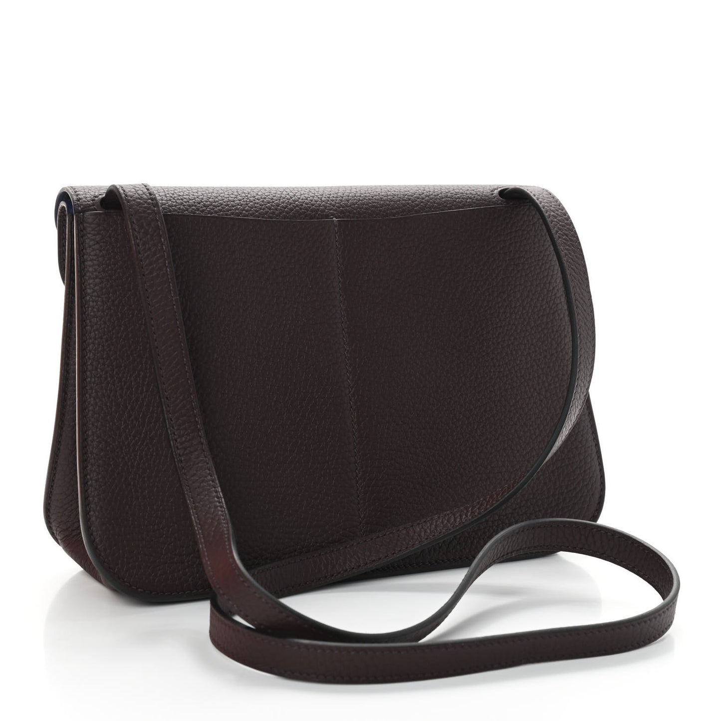 Taurillon Clemence Verso Halzan 25 Rouge Sellier Bleu Saphir