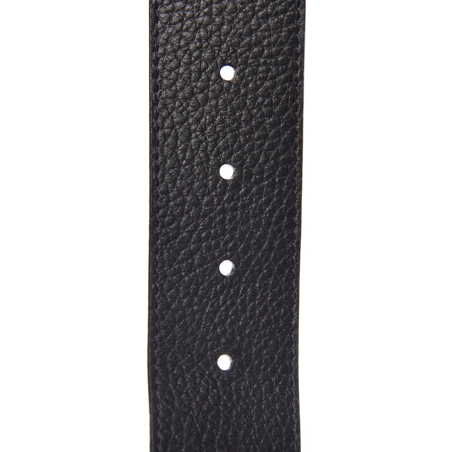 Taurillon Calfskin 40mm LV Initiales Reversible Belt 110 44 Black