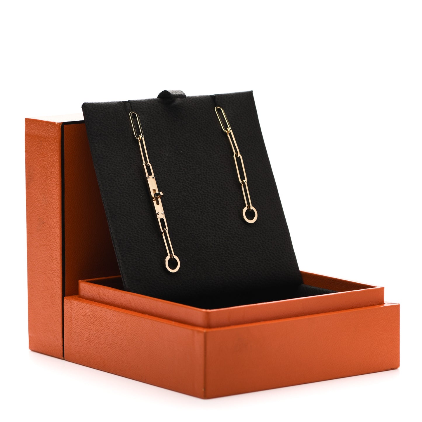 18K Yellow Gold TPM Kelly Chaine Earrings