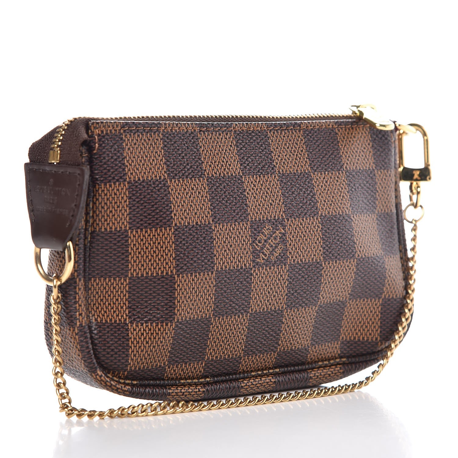 Louis Vuitton Damier Ebene Complice Trunks and Bags Mini Pochette Accessories Red 3 of 7