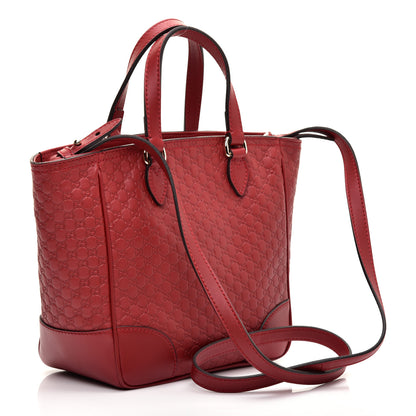 Gucci Microguccissima Small Bree Tote Red 3 of 11