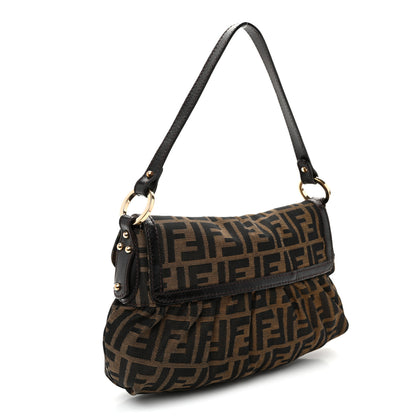 Fendi Zucca Small Chef Shoulder Bag Tobacco 3 of 11