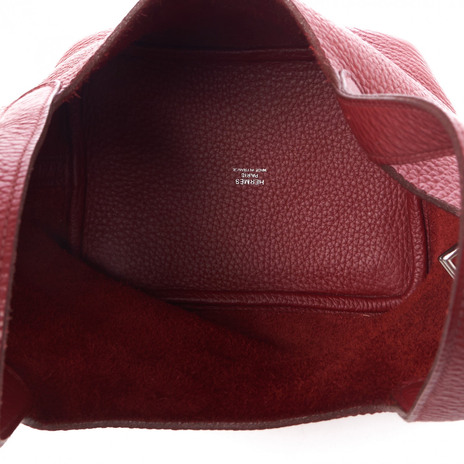 Hermes Taurillon Clemence Picotin Lock 18 PM Rouge Garance 6 of 7