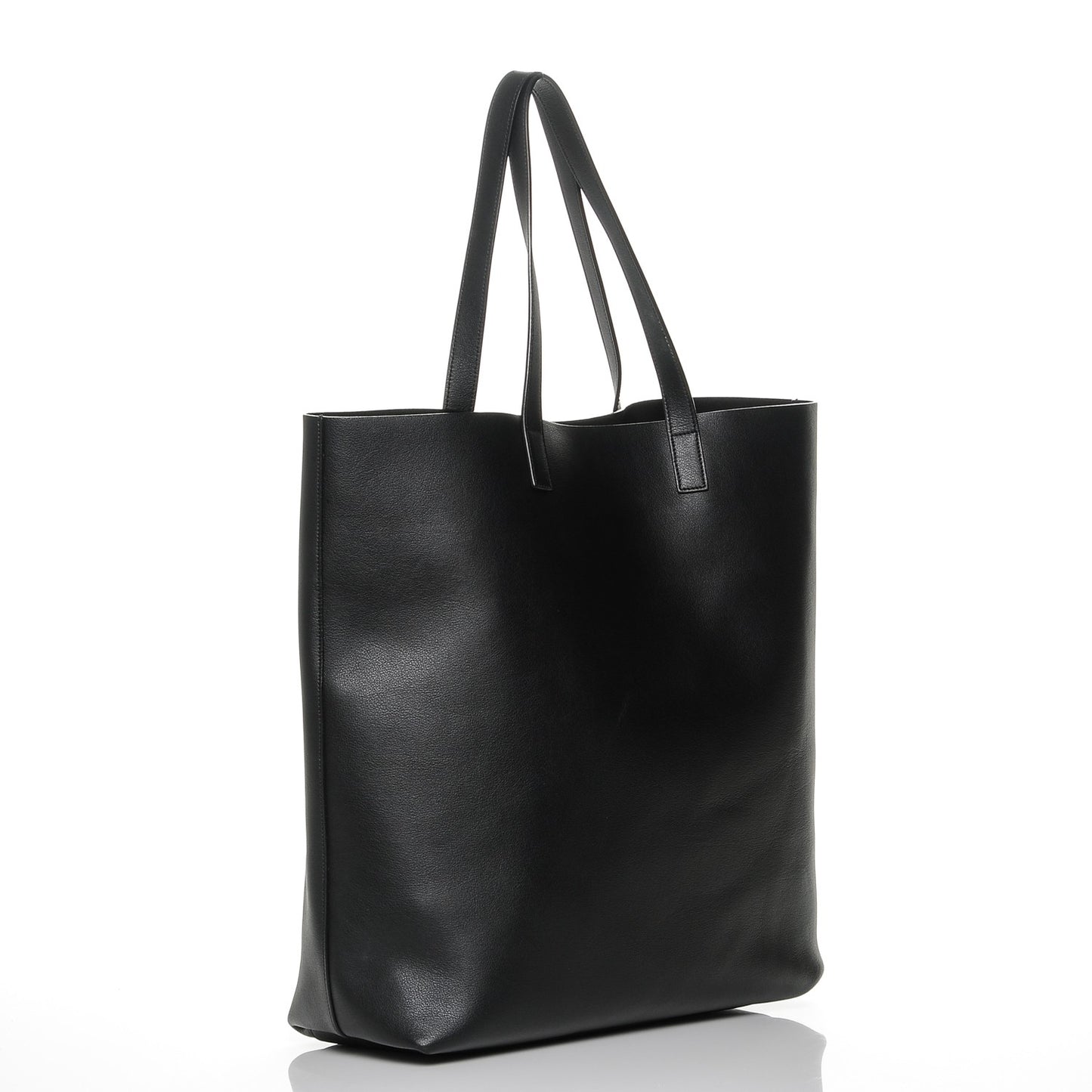 Calfskin Shopping Tote Black