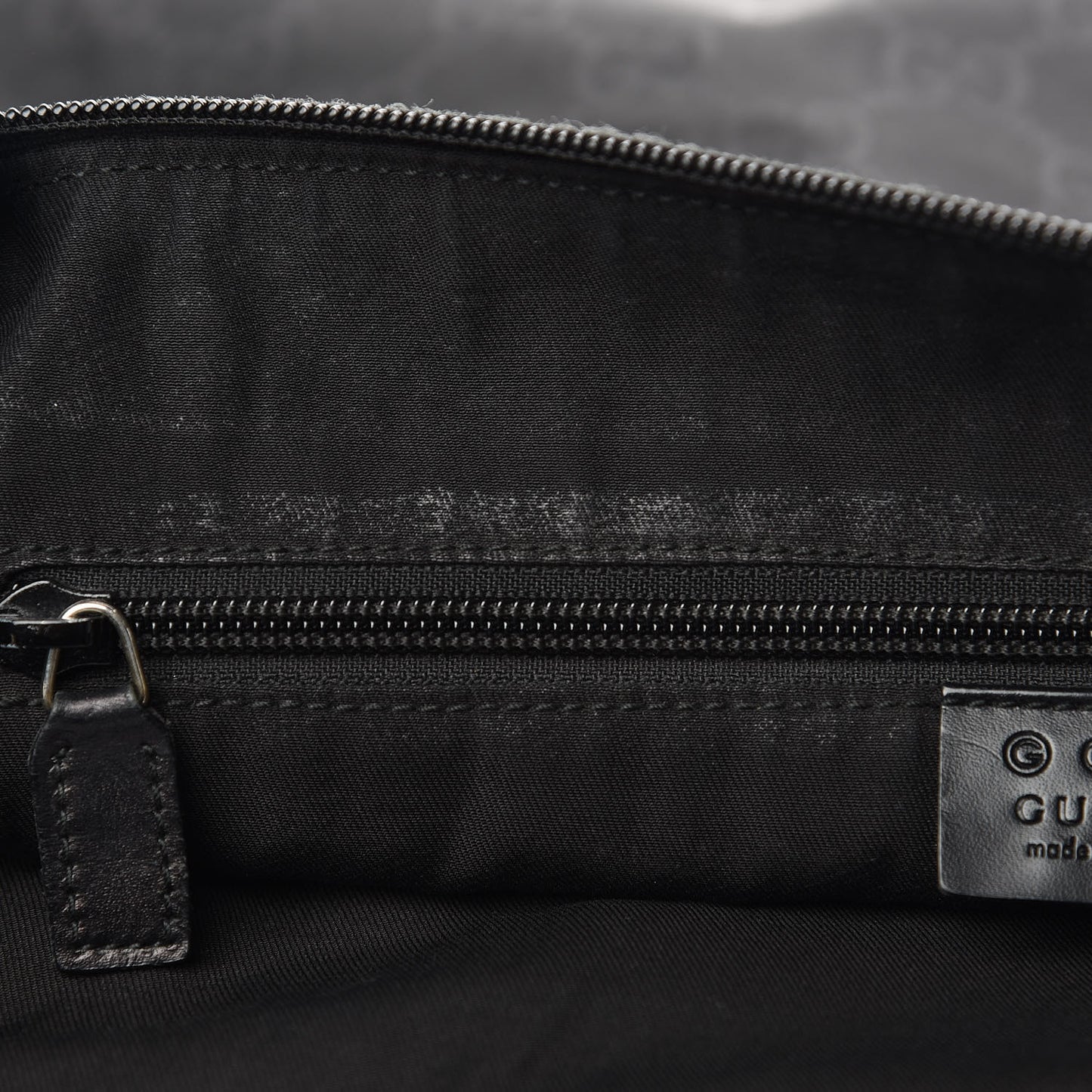 Nylon Monogram Messenger Black