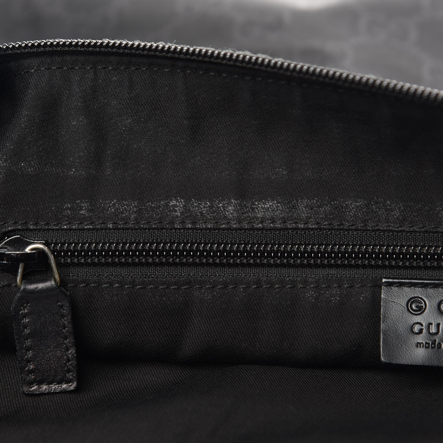 Gucci Nylon Monogram Messenger Black 9 of 12