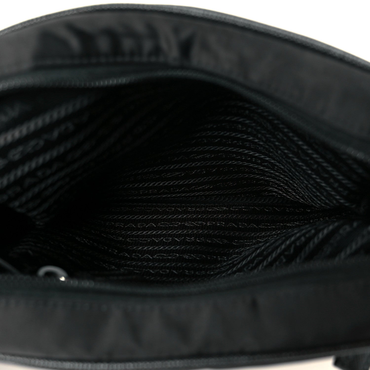 Prada Re-Nylon Saffiano Pocket Messenger Black 5 of 11