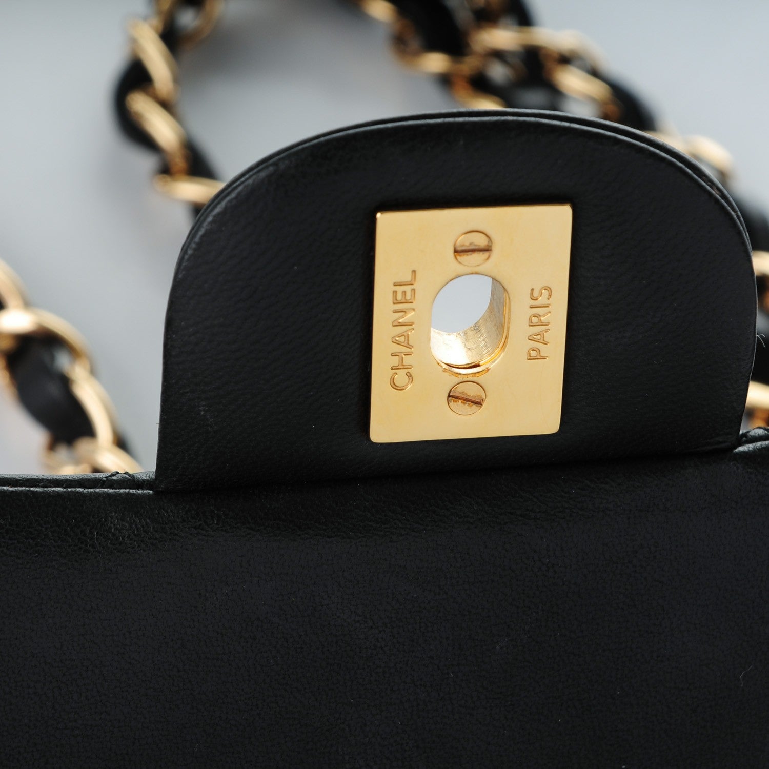 Chanel Lambskin Quilted Small Double Flap Black 6 of 8