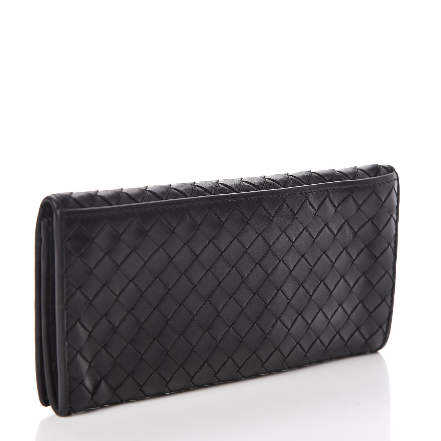 Bottega Veneta Nappa Intrecciato Flap Wallet Black 3 of 6