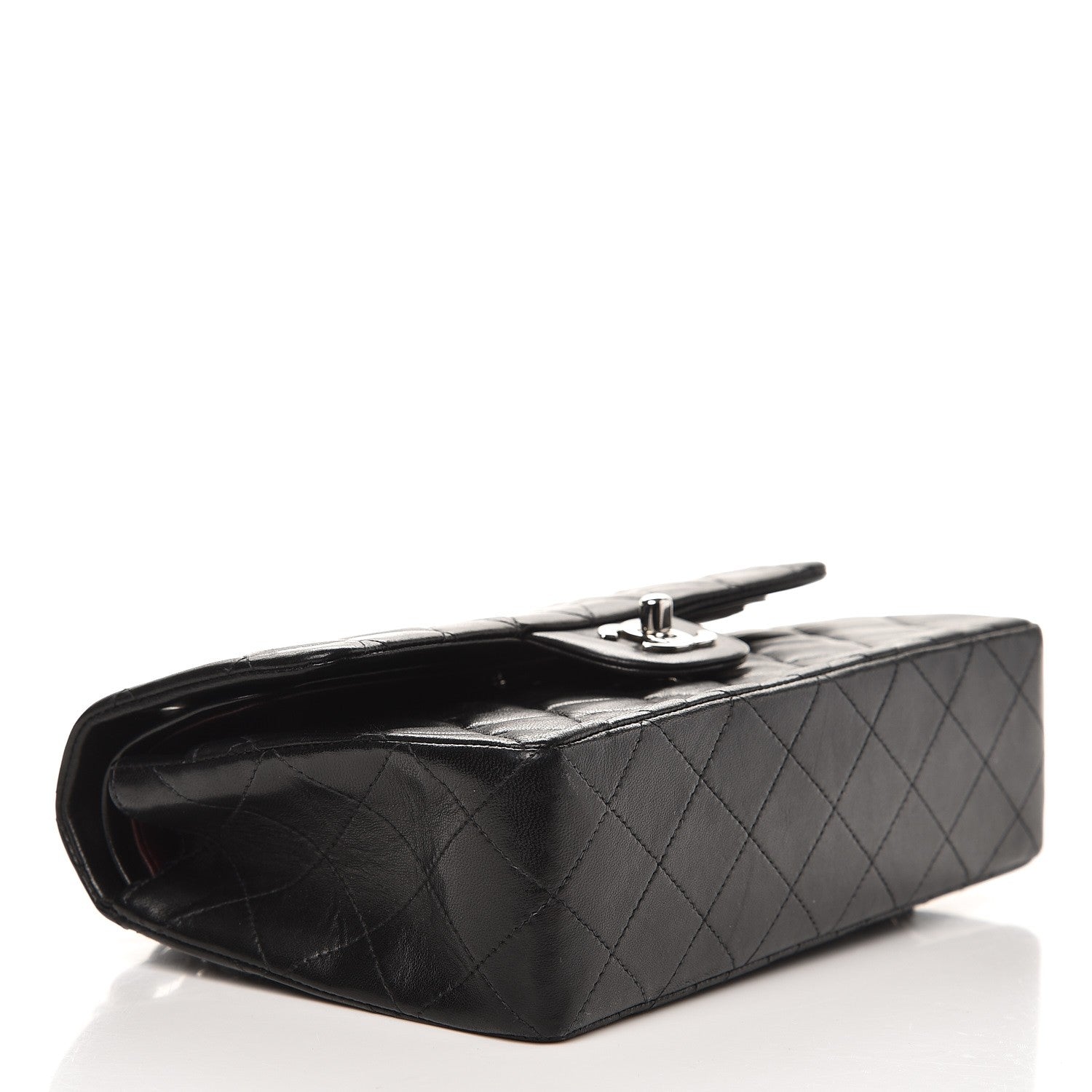 Chanel Lambskin Quilted Small Double Flap Black 5 of 10
