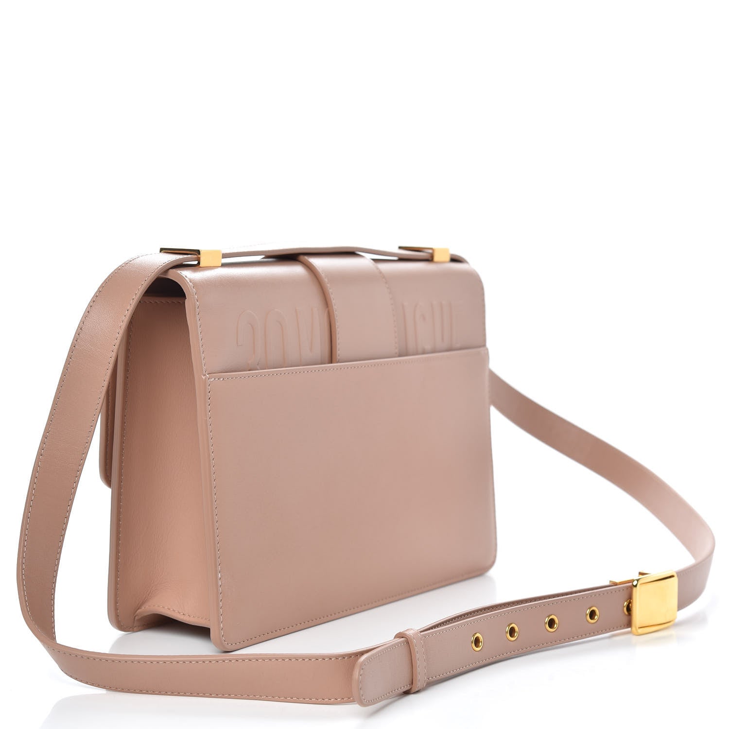 Christian Dior Box Calfskin 30 Montaigne Flap Bag Rose Des Vents 3 of 9