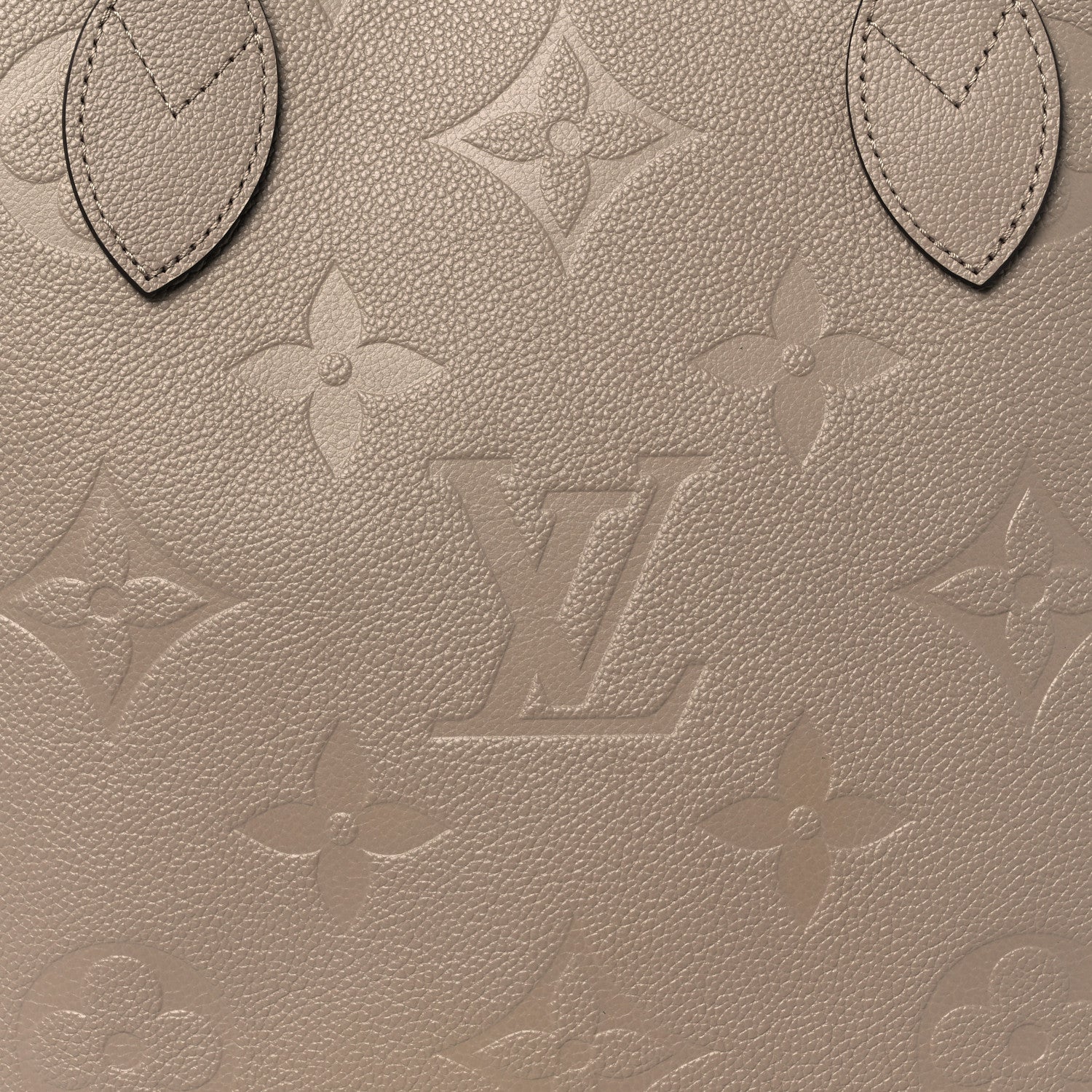 Louis Vuitton Empreinte Monogram Giant Neverfull MM Tourterelle 7 of 11