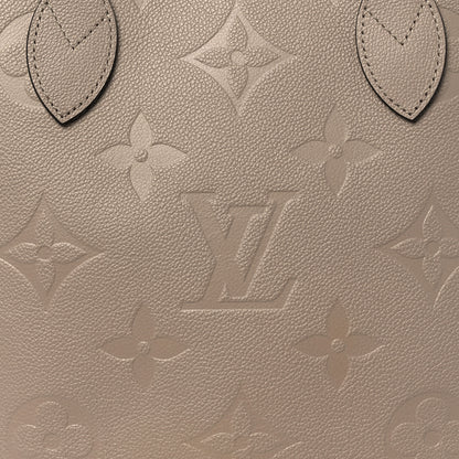 Louis Vuitton Empreinte Monogram Giant Neverfull MM Tourterelle 7 of 11