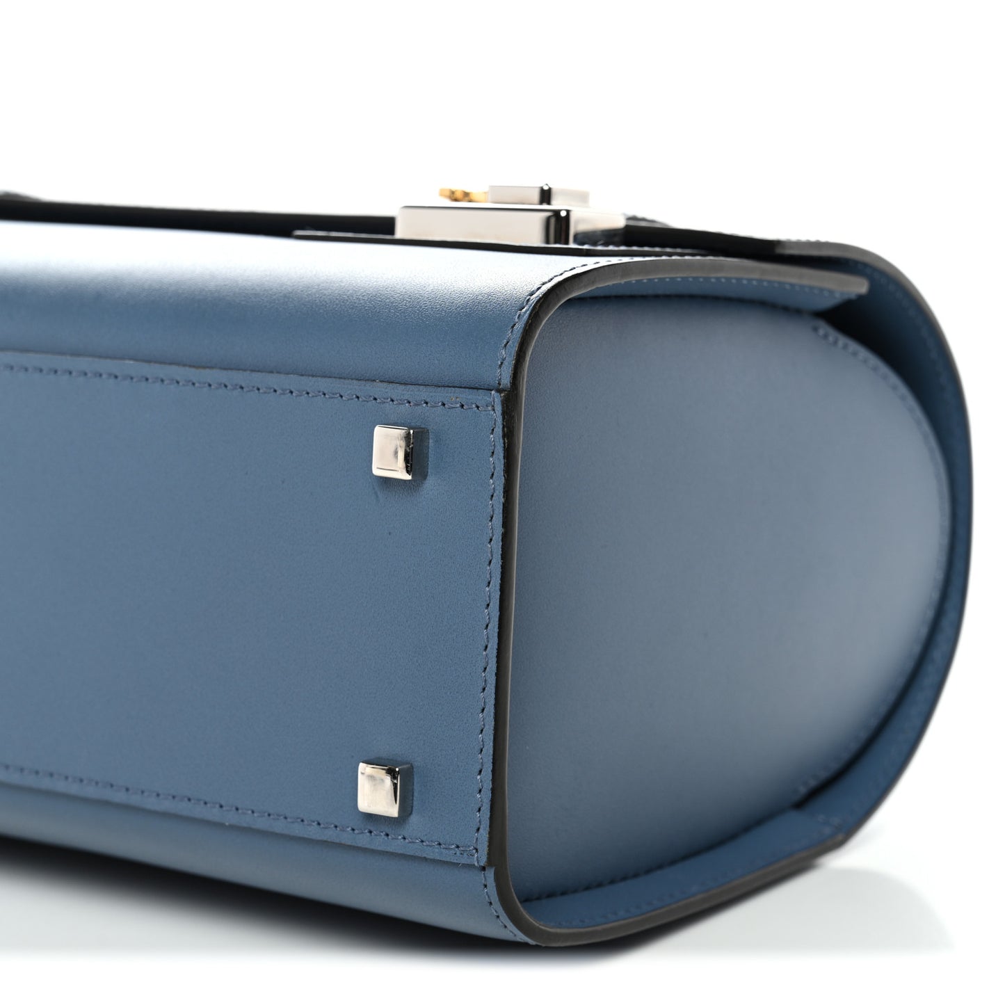 Box Calfskin Cabotin Blue
