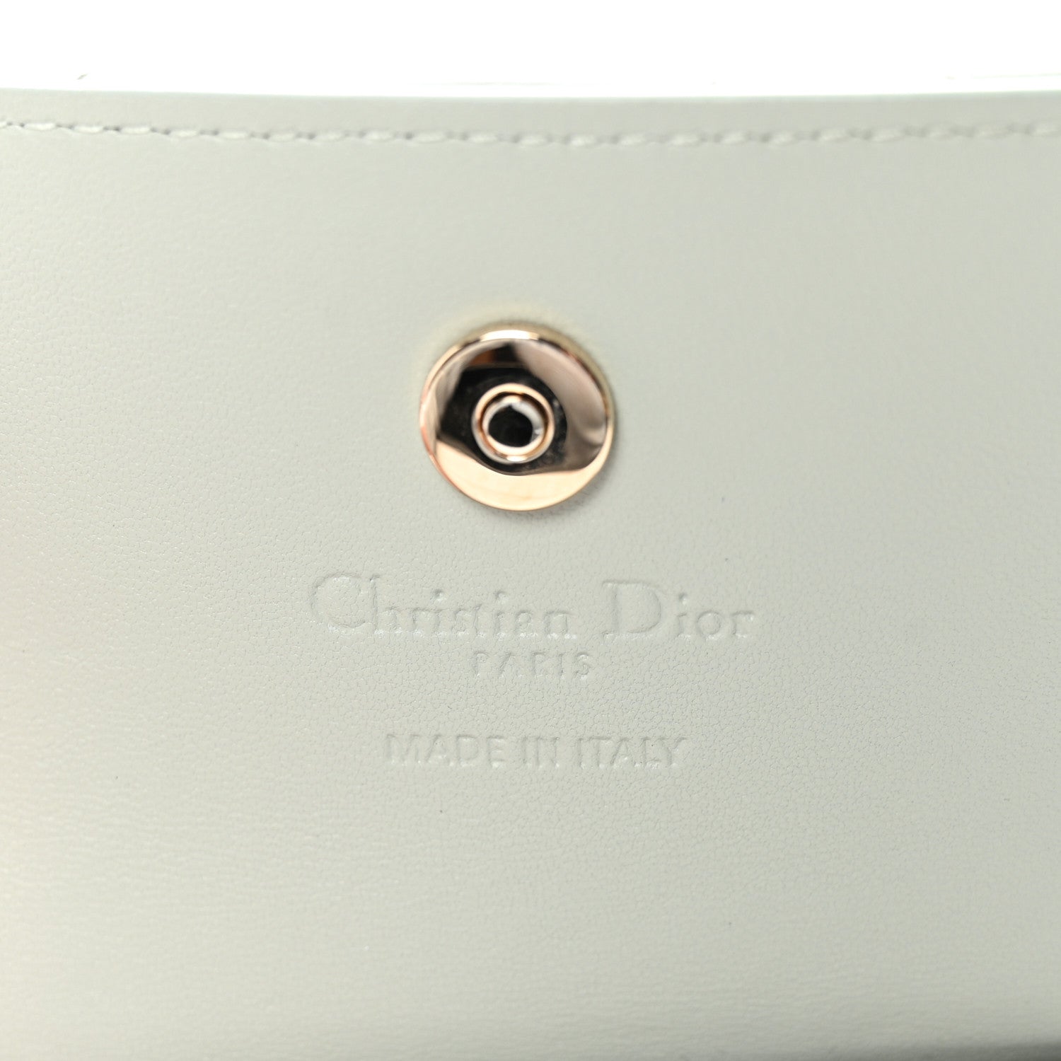 Christian Dior Lambskin Cannage Miss Dior Glycine Wallet Pistache 6 of 8