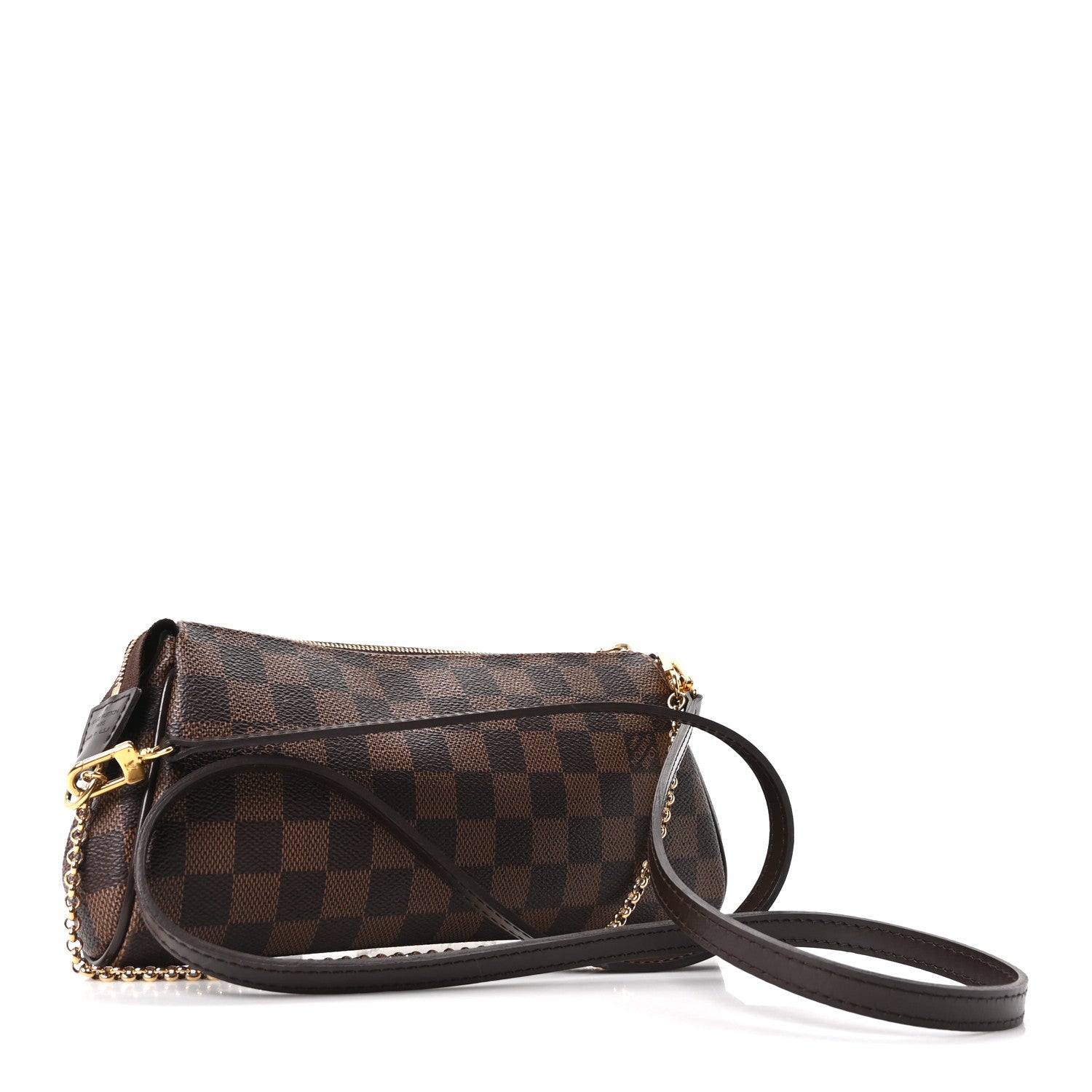 Louis Vuitton Damier Ebene Eva Clutch 3 of 9