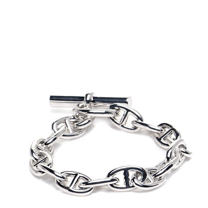 Hermes Sterling Silver MM Chaine d'Ancre Bracelet 1 of 5