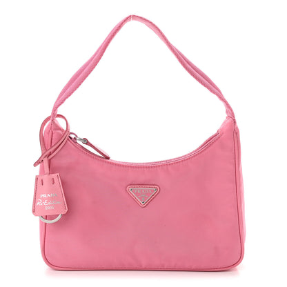 Prada Tessuto Nylon Mini Re-Edition 2000 Bag Begonia 1 of 9
