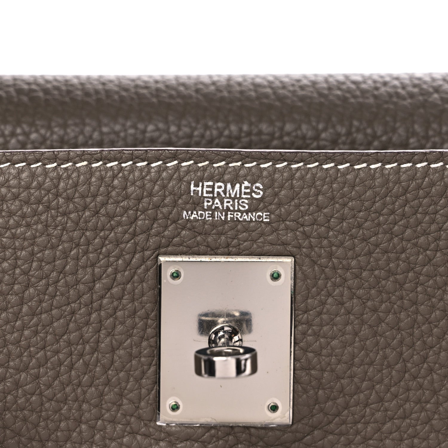 Hermes Togo Kelly Retourne 32 Etoupe 6 of 9