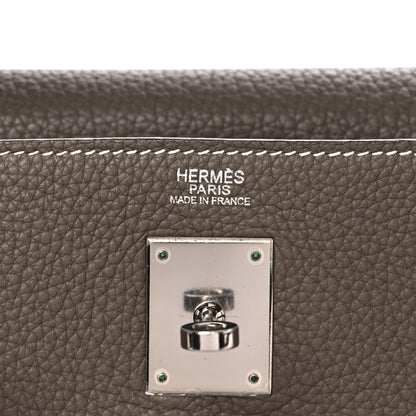 Hermes Togo Kelly Retourne 32 Etoupe 6 of 9