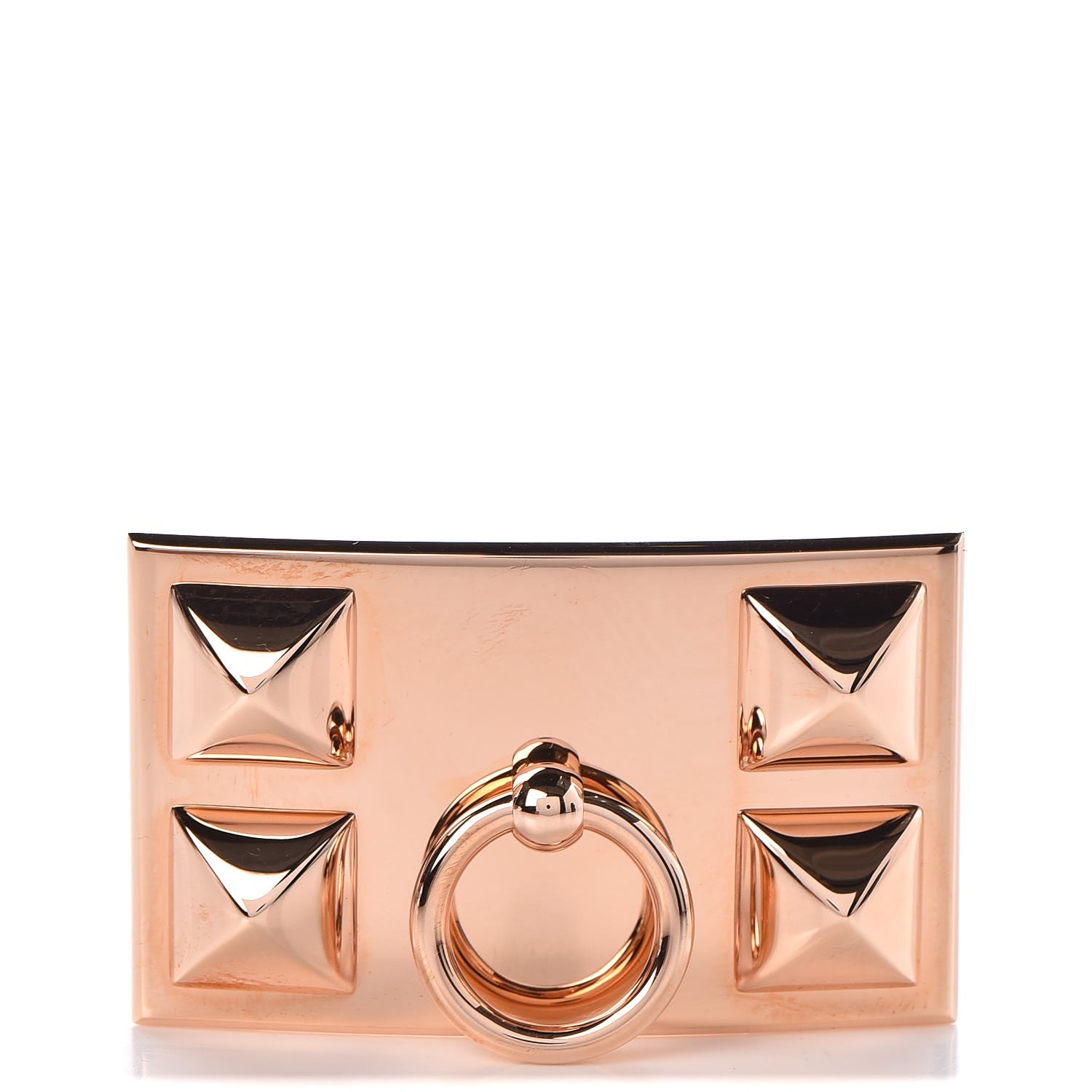 Hermes Collier de Chien 32mm Belt Buckle Rose Gold 1 of 4