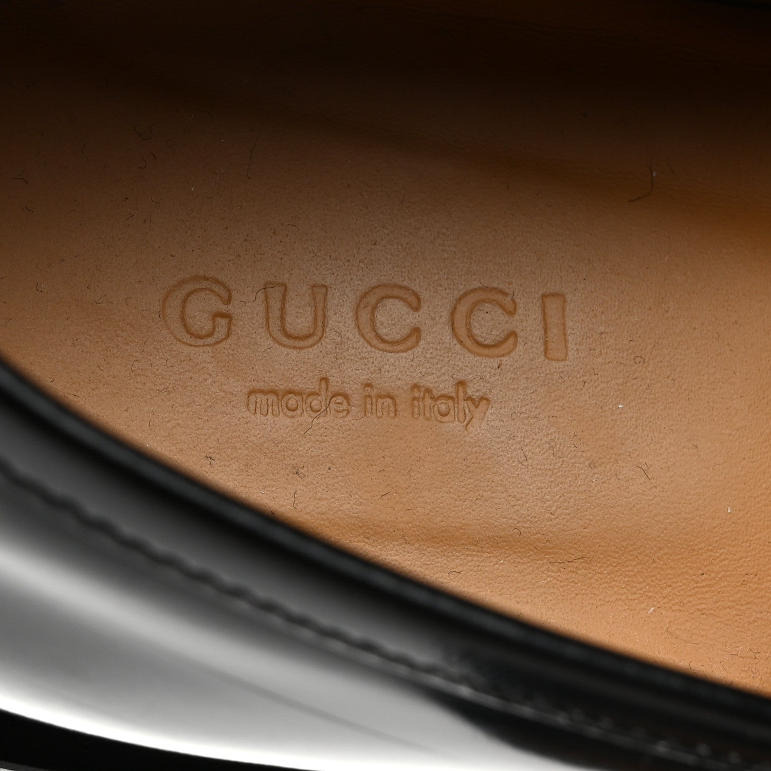 Gucci Cordovan Lux Womens Horsebit 45mm Platform Loafers 36 Black 6 of 8