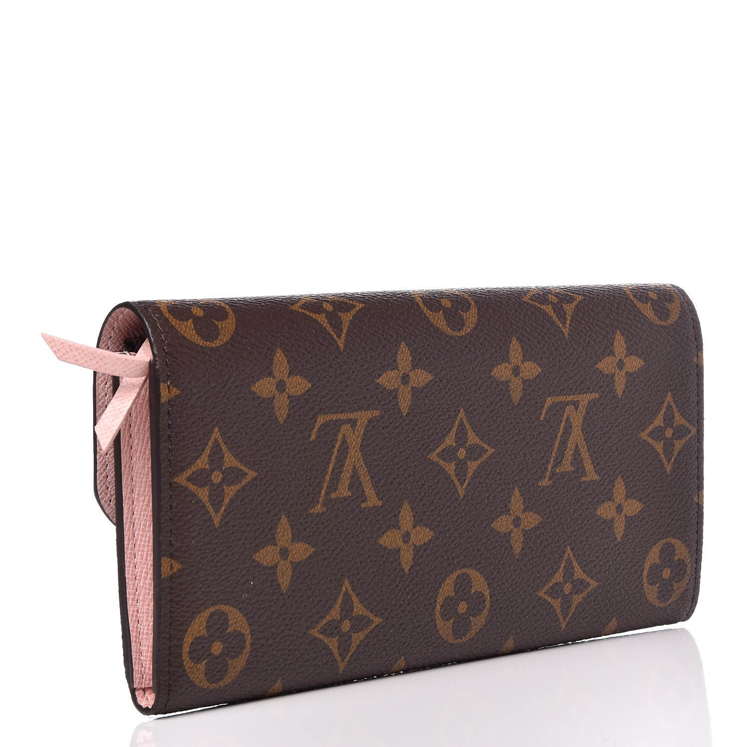 Louis Vuitton Monogram Emilie Wallet Rose Ballerine 3 of 9