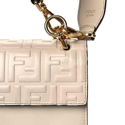 Fendi Vitello Liberty FF 1974 Embossed Kan I Shoulder Bag Camelia 19 of 20