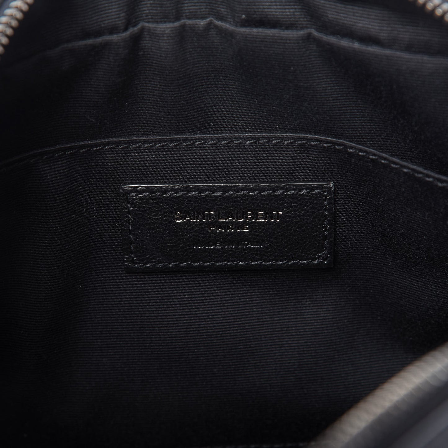 Calfskin Matelasse Monogram Lou Camera Bag Black
